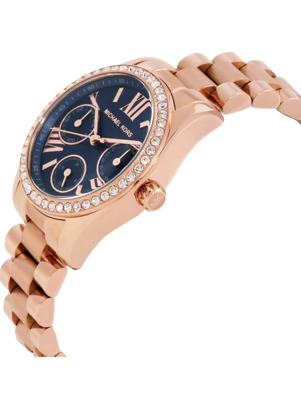 NWT Michael Kors Mini Lexington Chronograph Quartz Crystal Ladies Watch